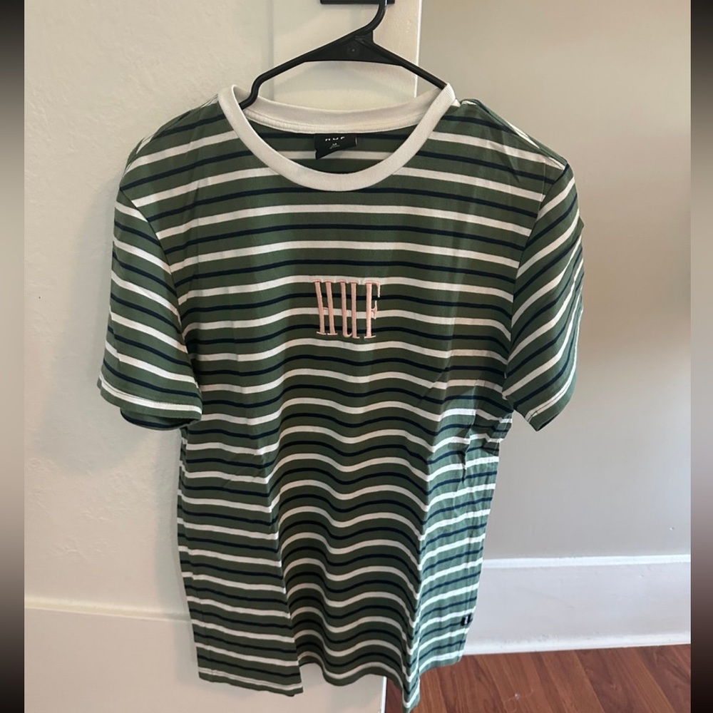 huf striped t shirt